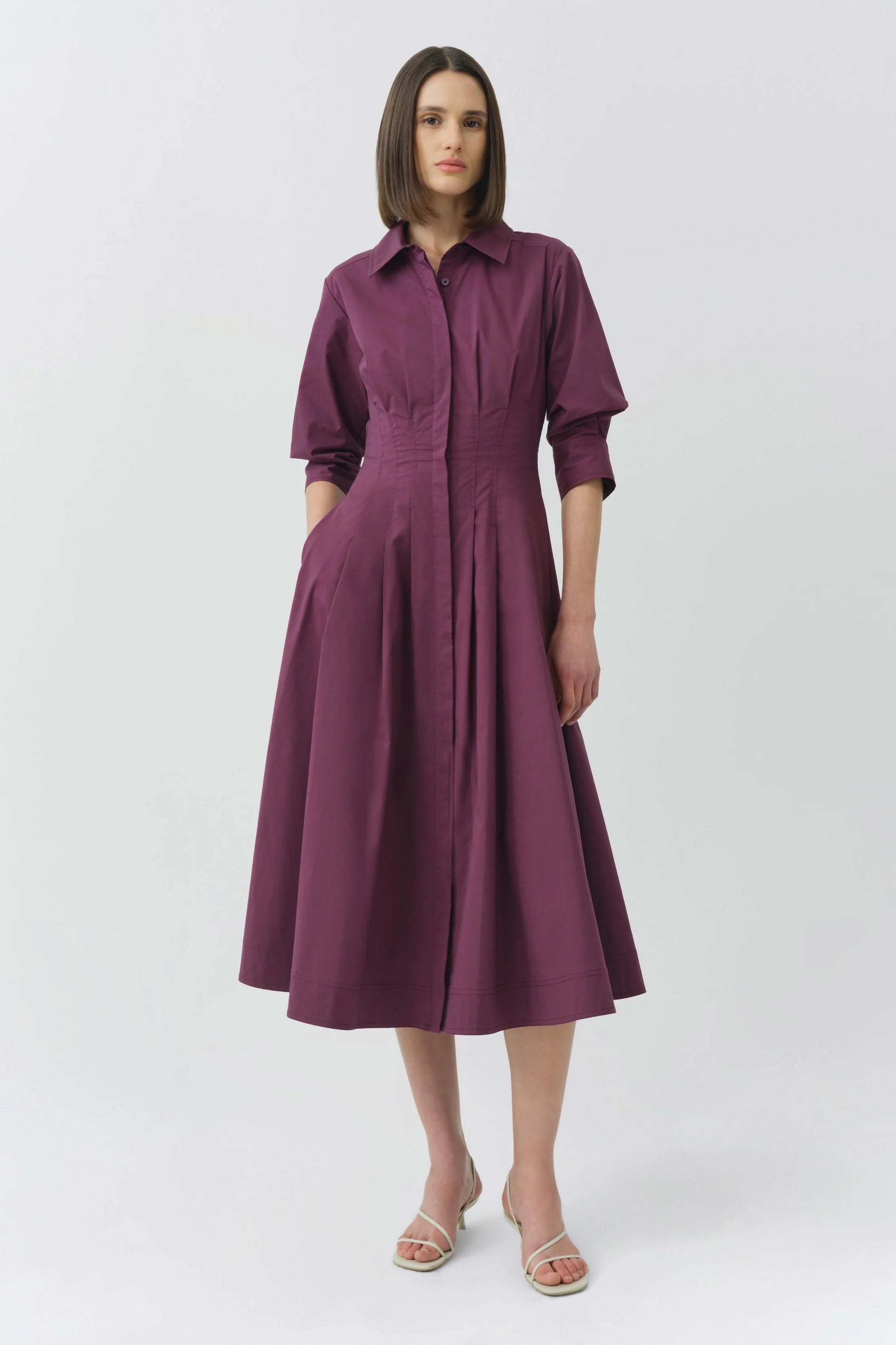 SMK-JAZZ FIG PINTUCK DRESS
