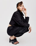 ACC-43-1018-529 CROPPED BLK JACKET