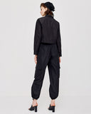 ACC-43-1018-529 CROPPED BLK JACKET