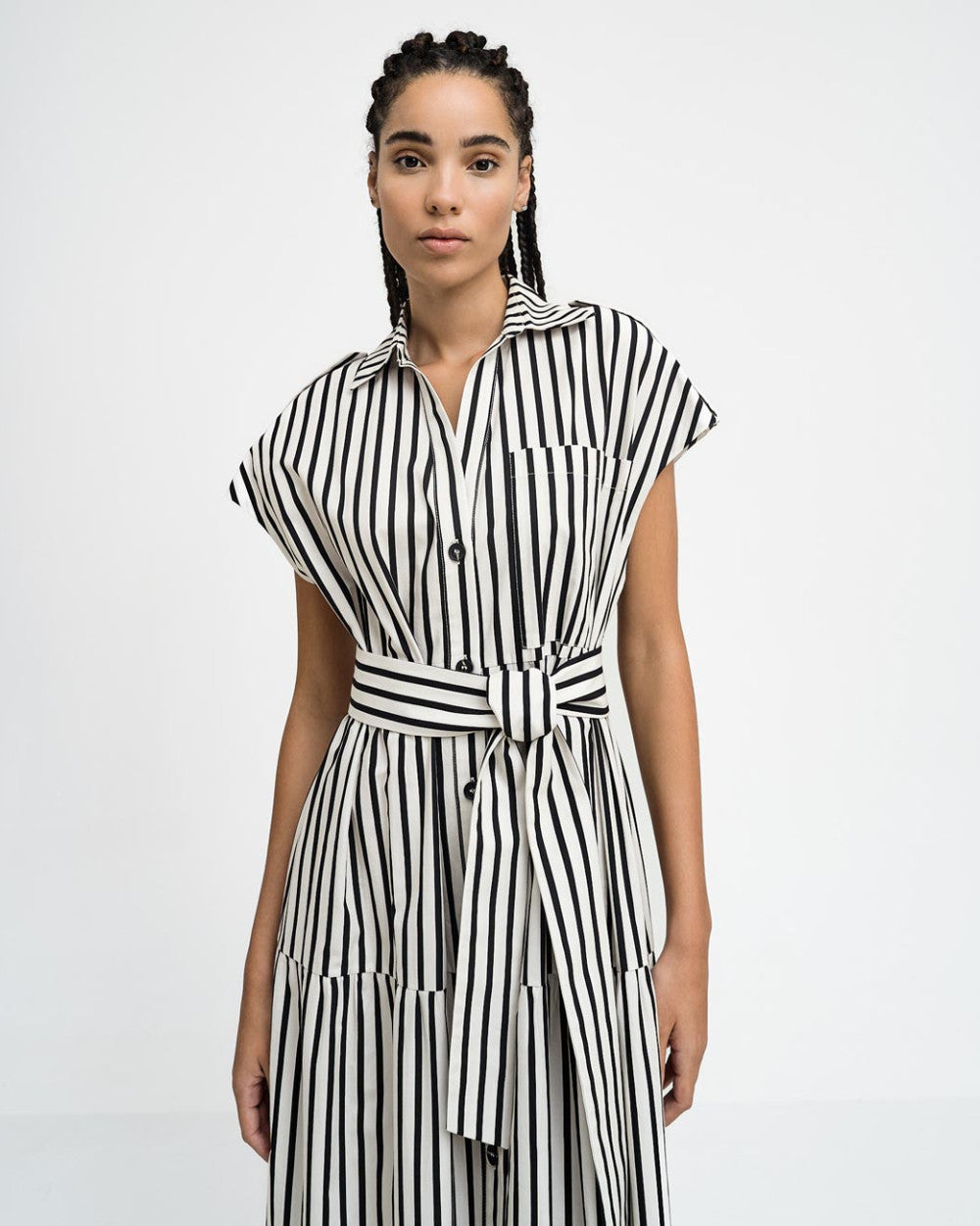 ACC-43-3340-061 STRIPED SHIRT DRESS