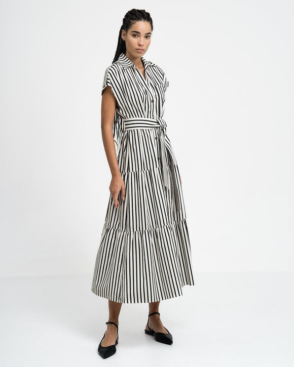 ACC-43-3340-061 STRIPED SHIRT DRESS