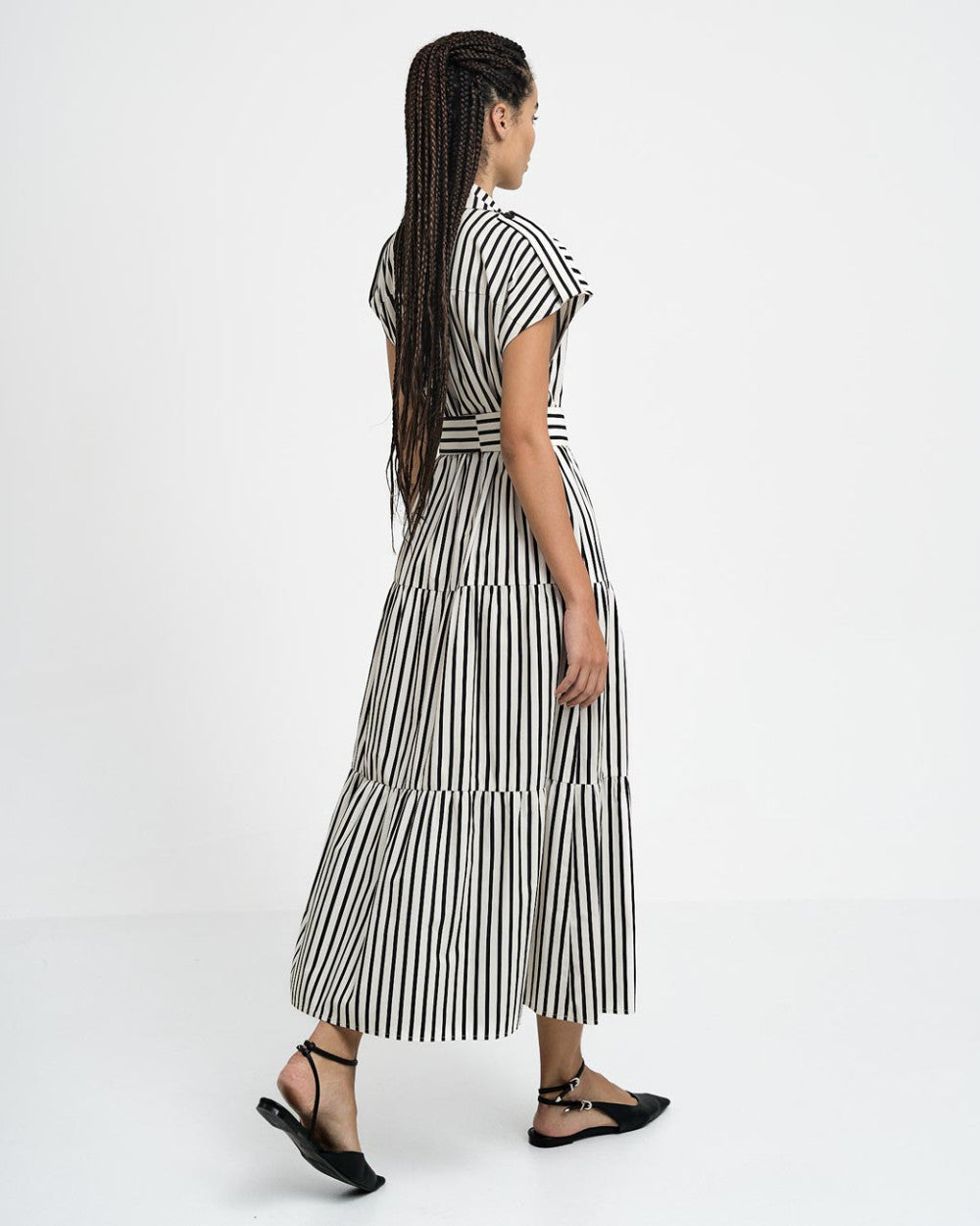 ACC-43-3340-061 STRIPED SHIRT DRESS