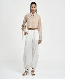 ACC-43-7025-946 BEIGE STRIPED SHIRT