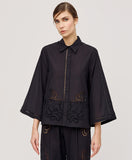 ACC-43-7061-622 BLACK DETAIL BLOUSE