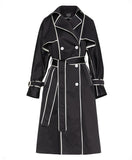 ACC-43-9004-500 BLACK & WHITE TRENCH COAT