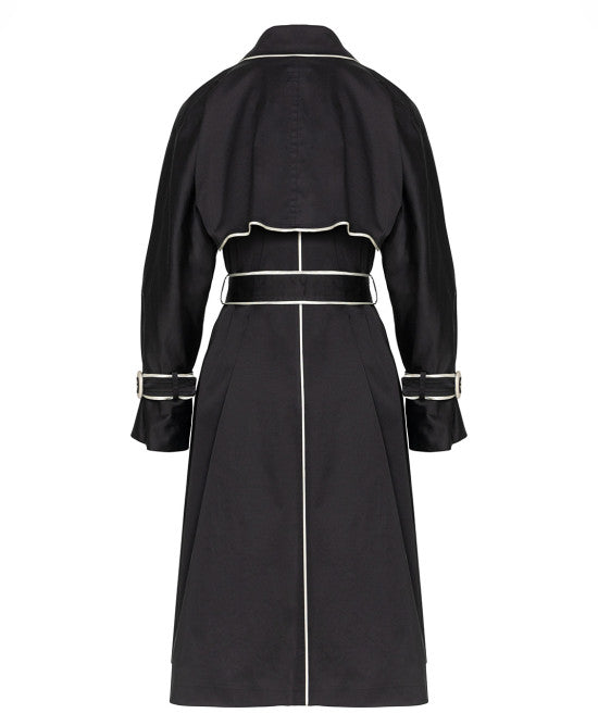 ACC-43-9004-500 BLACK & WHITE TRENCH COAT