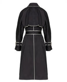 ACC-43-9004-500 BLACK & WHITE TRENCH COAT