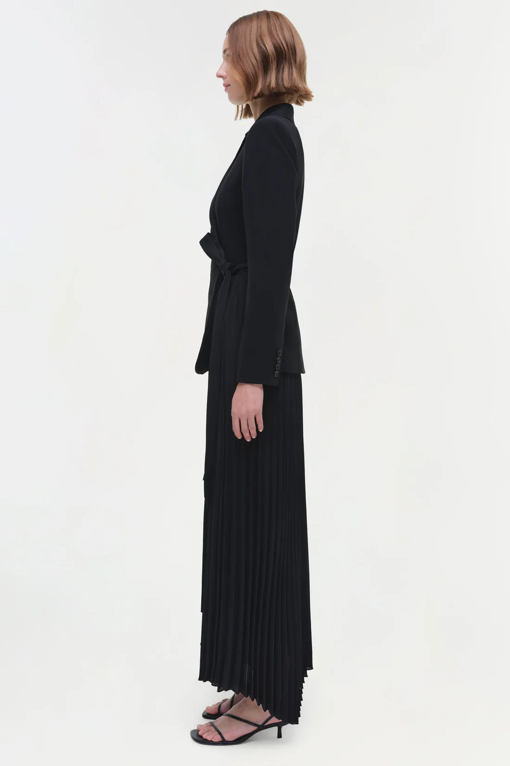 SMK-AMBRETTA BLACK COMBO BLAZER DRESS