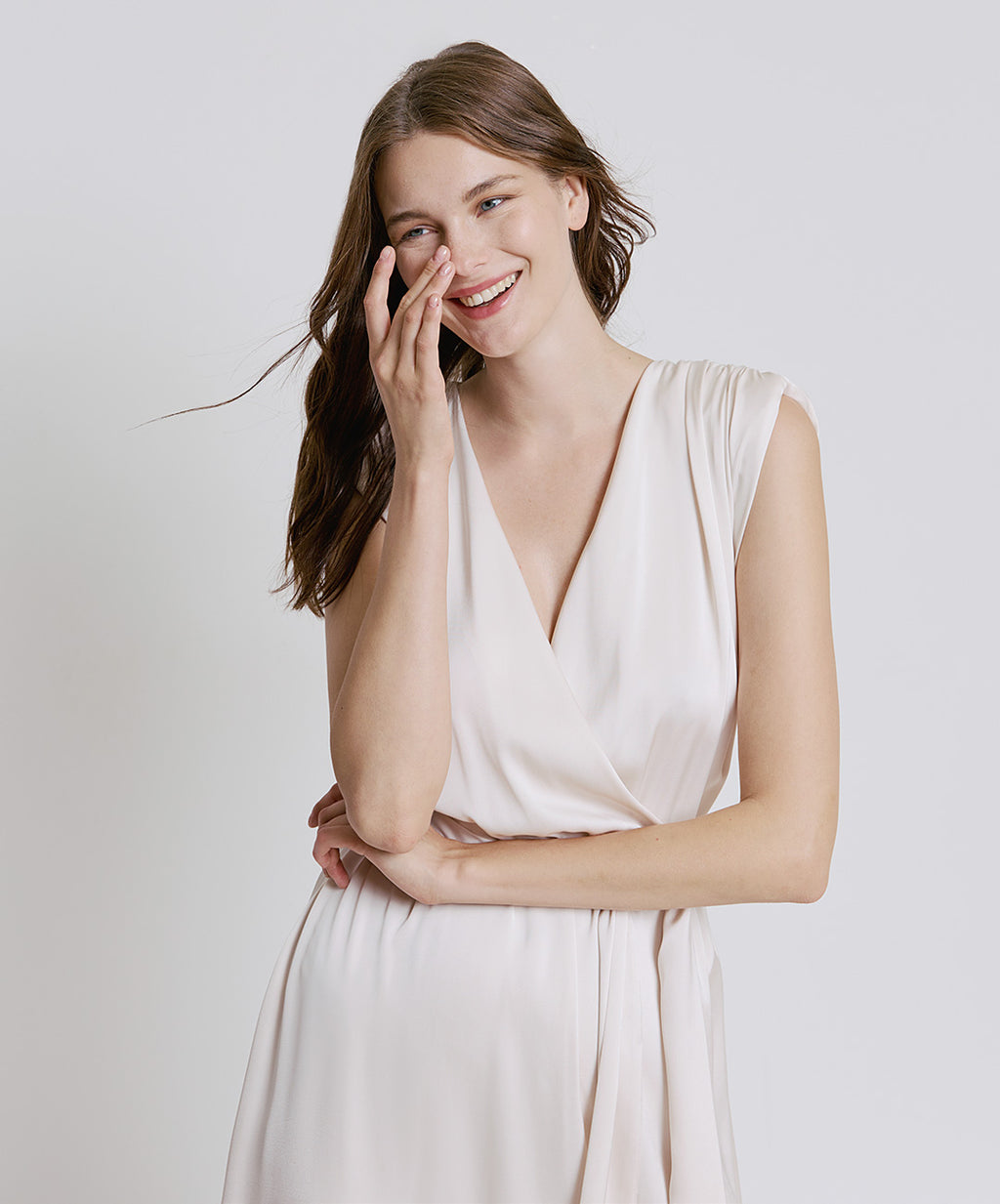 ACC-44-3363-508 BLACK SATIN DRESS