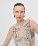 ACC-44-7014-911 BLACK&WHITE BLOUSE