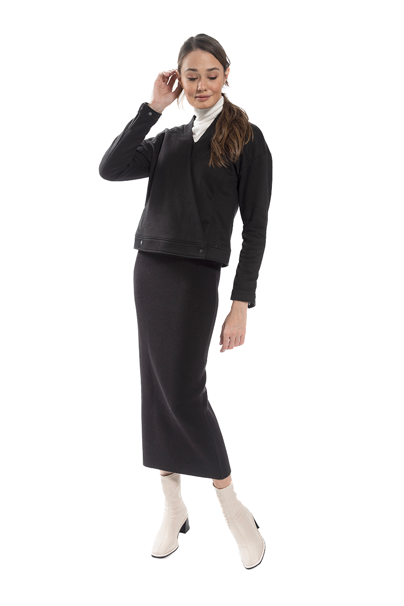 O&E-MC5497B BLACK WRAP TOP