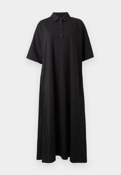 MM-261662102 MMLALBERO BLACK SHIRT DRESS