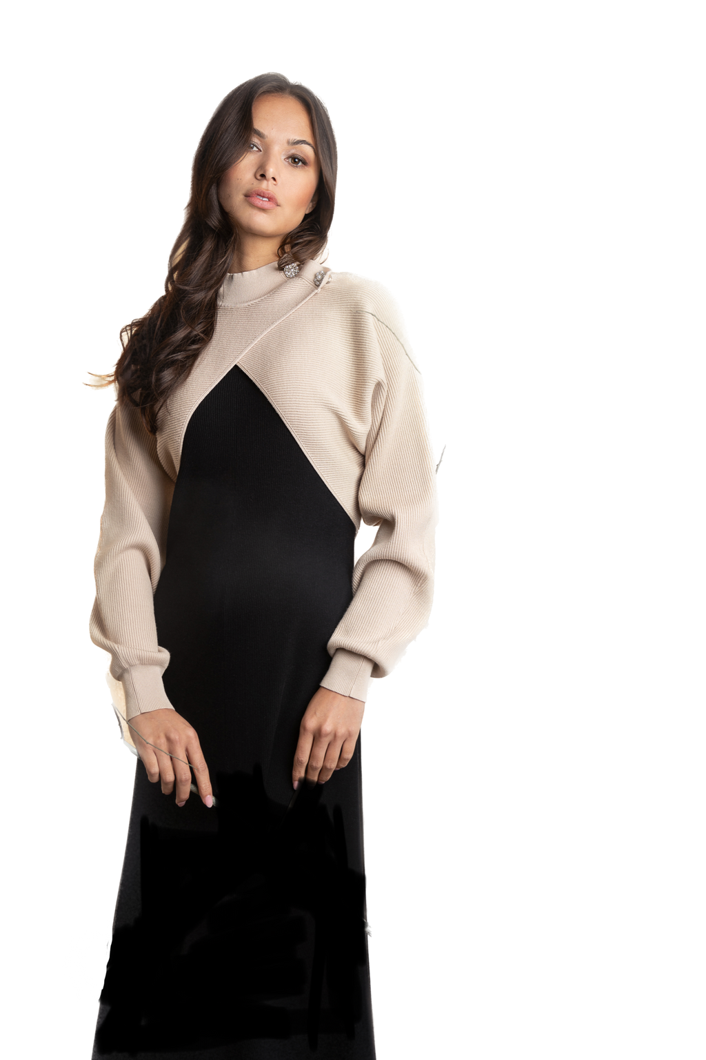 MUN-MN3136 BLACK DRESS