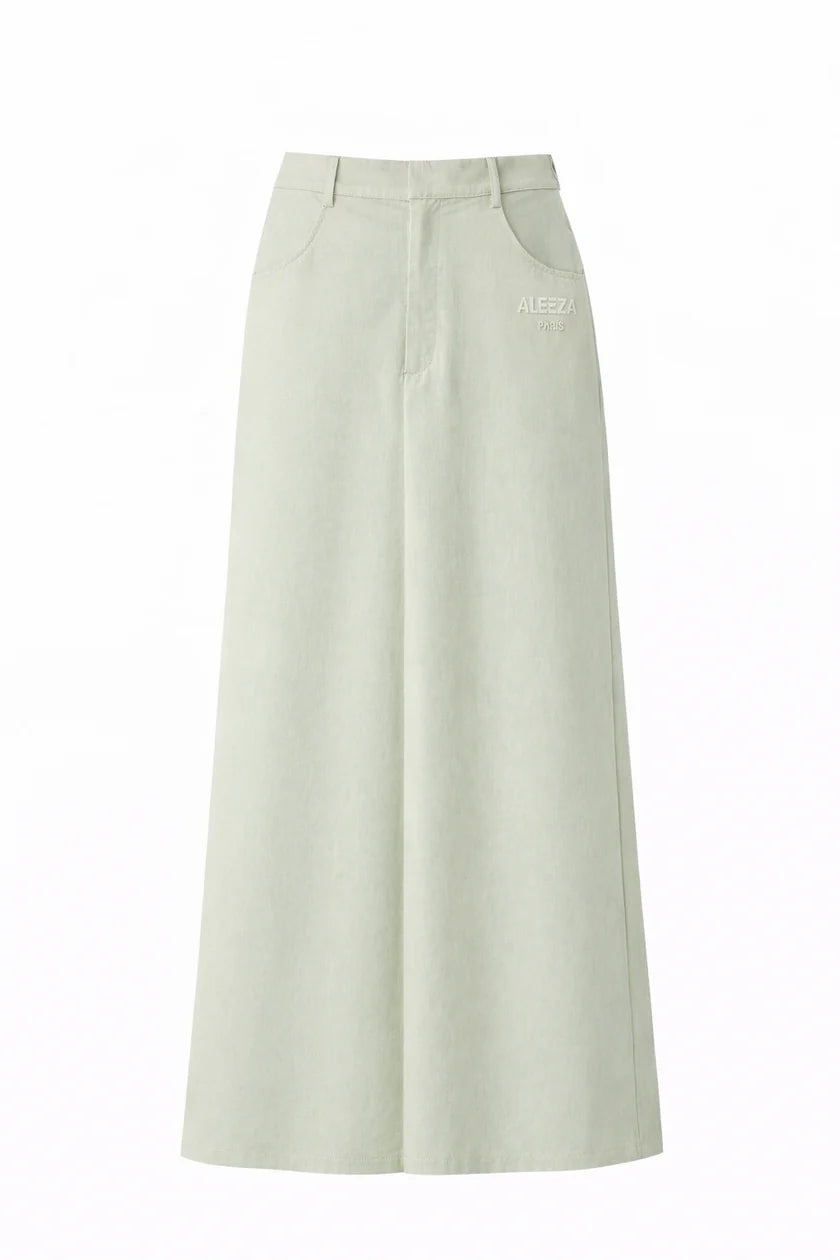 ALZ-S092 GREEN URBAN SKIRT