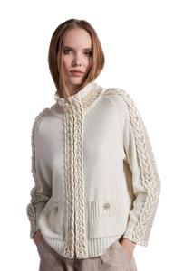 TRC-G622 CREAM CARDIGAN