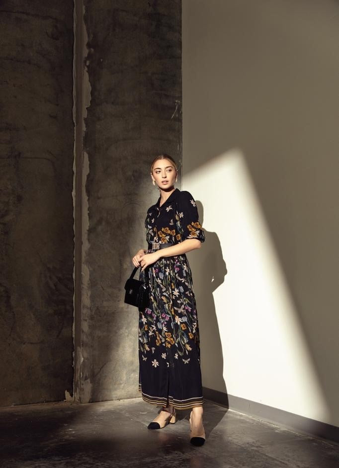 MIK-5001 FLORAL PRINT DRESS