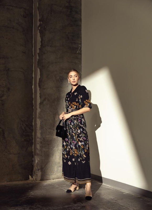 MIK-5001 FLORAL PRINT DRESS