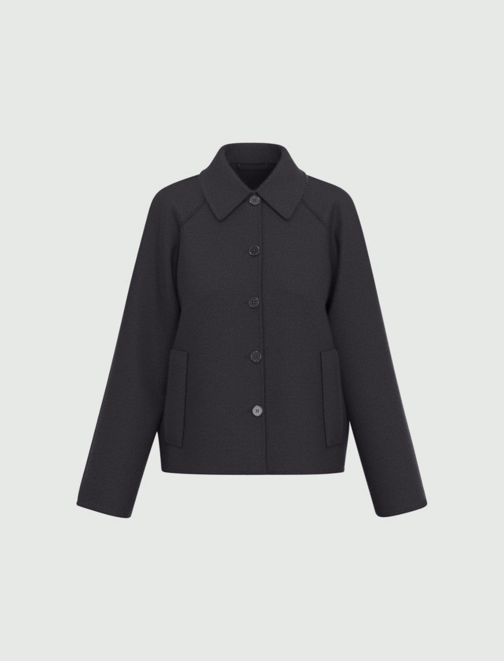 EBM-252508601 CLIP BLACK WOOL JACKET