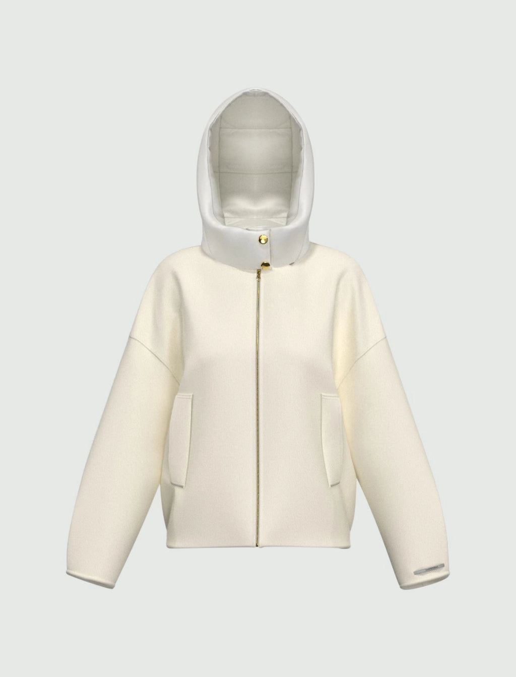 EBM-252508602 ERITEA BLACK HOODED JACKET