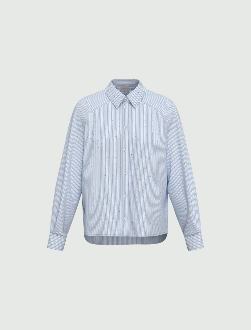 EBM-261511112 EMMLIUTI BLUE STRIPED SHIRT