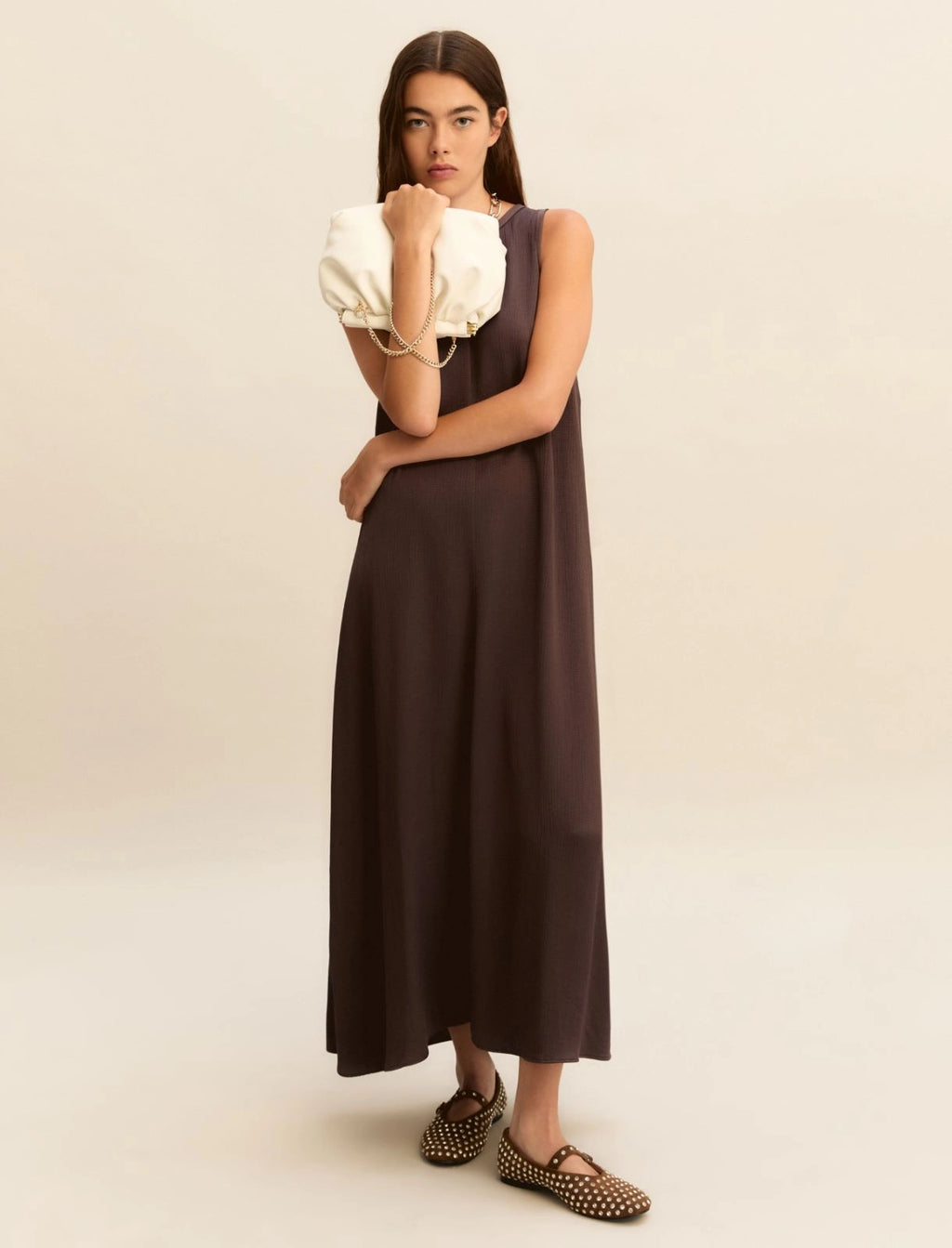 EBM-2615221 EMMUGUALE NAVY SLEEVELESS DRESS