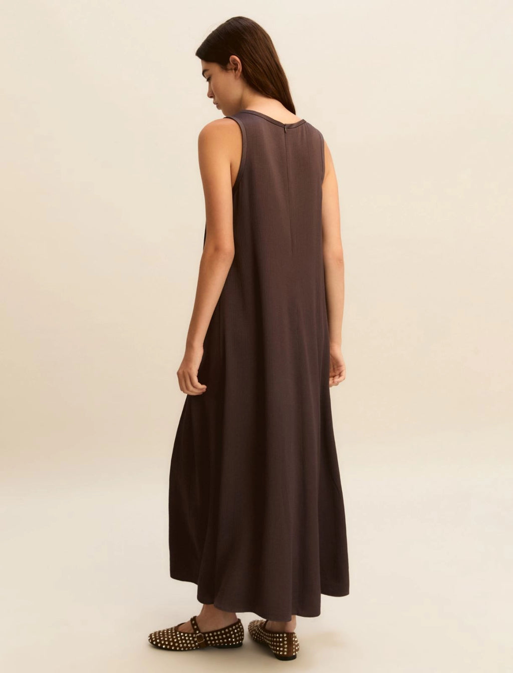 EBM-2615221 EMMUGUALE NAVY SLEEVELESS DRESS
