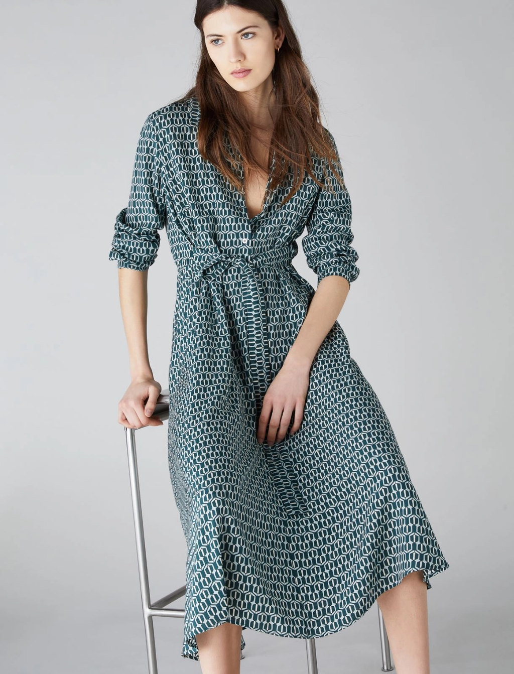 EBM-242522610 VIESTE D.GREEN DRESS