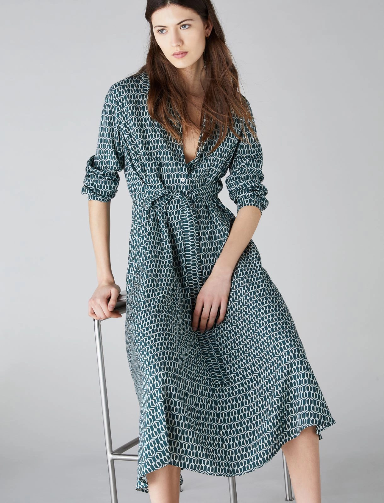 EBM-242522610 VIESTE D.GREEN DRESS