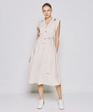 ACC-3402-405 VANILLA SLEEVELESS DRESS