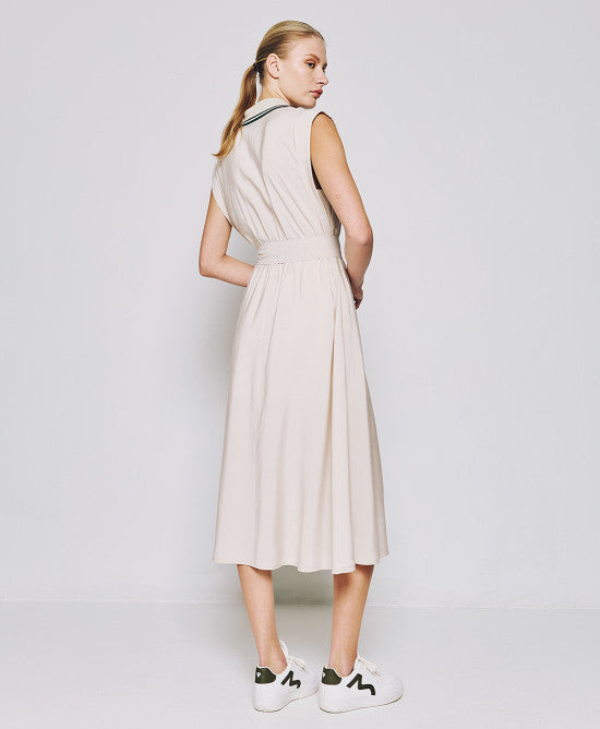 ACC-3402-405 VANILLA SLEEVELESS DRESS