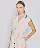 ACC-3402-405 VANILLA SLEEVELESS DRESS