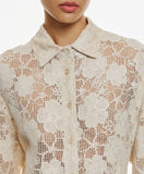 ACC-7064-261 OFF-WHITE MESH BLOUSE