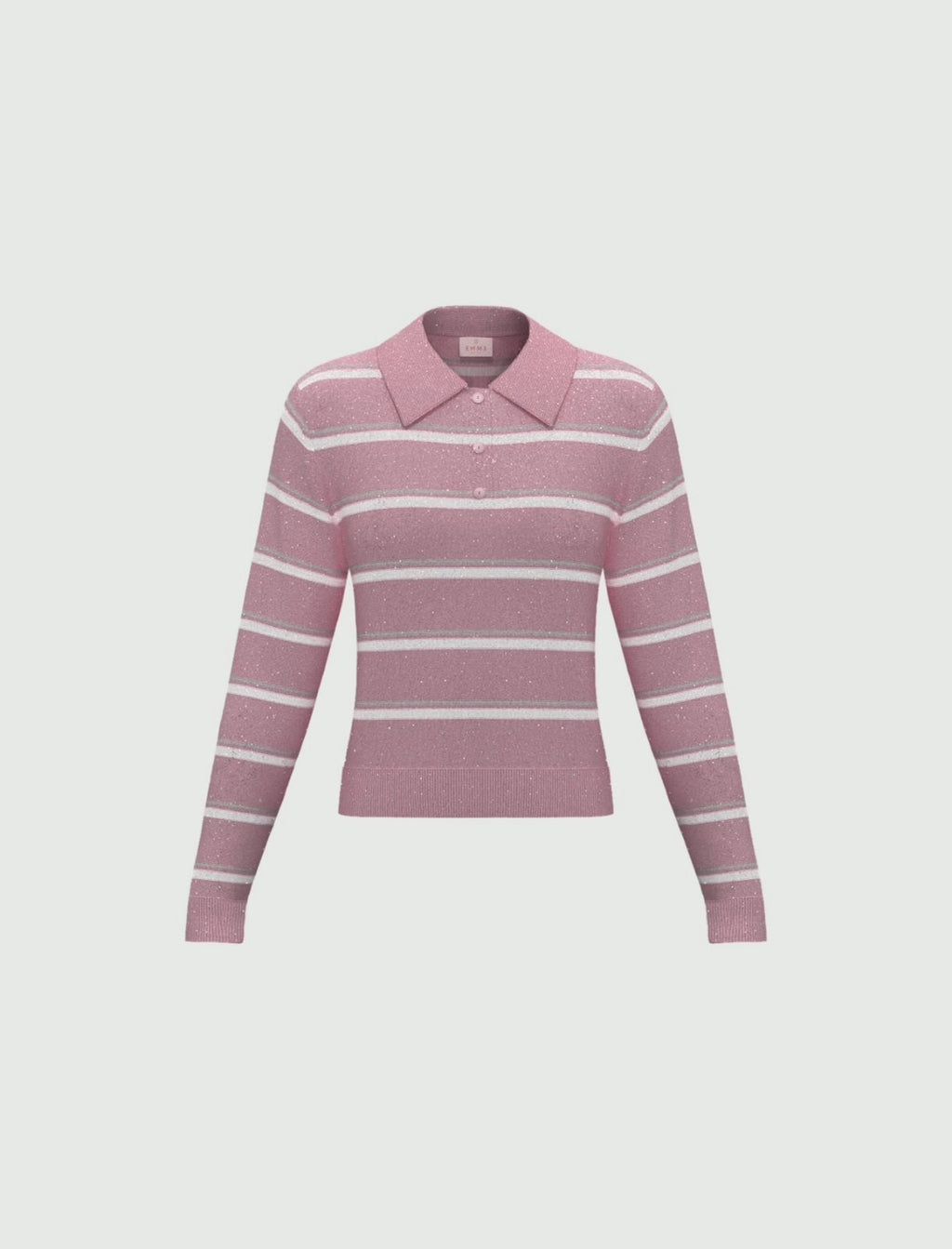 EBM-261536102 EMMABATE LAVENDAR TRIPE TOP