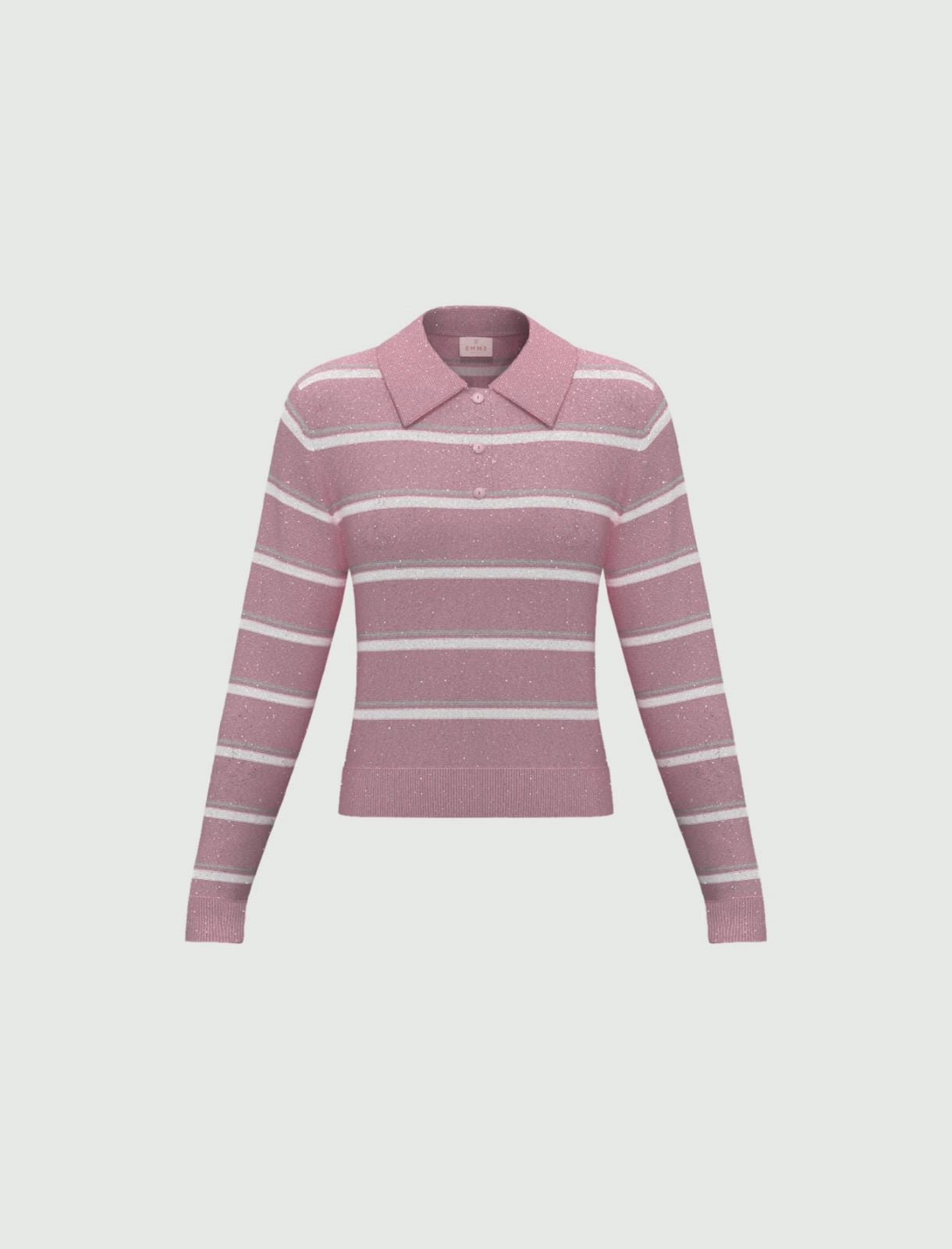 EBM-261536102 EMMABATE LAVENDAR TRIPE TOP