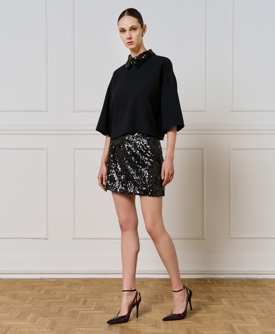 ACC-54-2015-515 BLACK COLLAR TOP