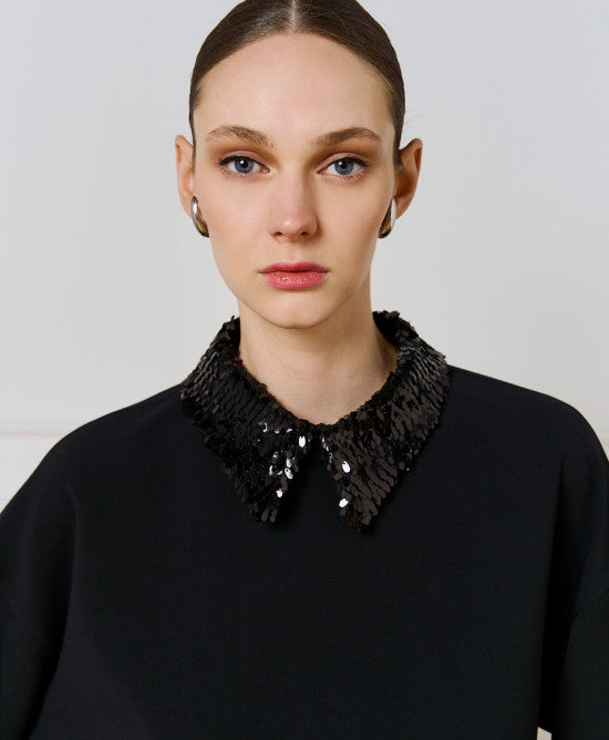 ACC-54-2015-515 BLACK COLLAR TOP