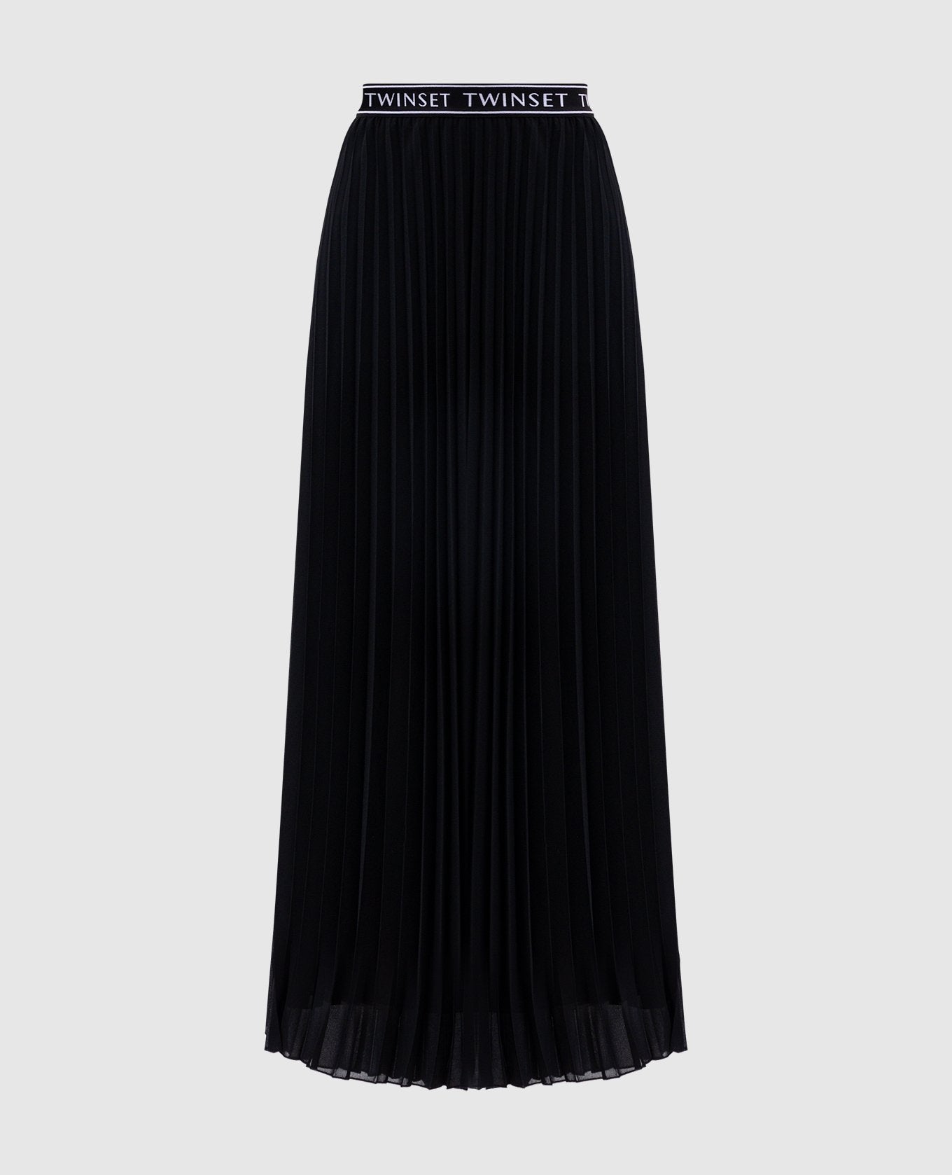 TWS-252TF2120 BLACK PLEATED SKIRT