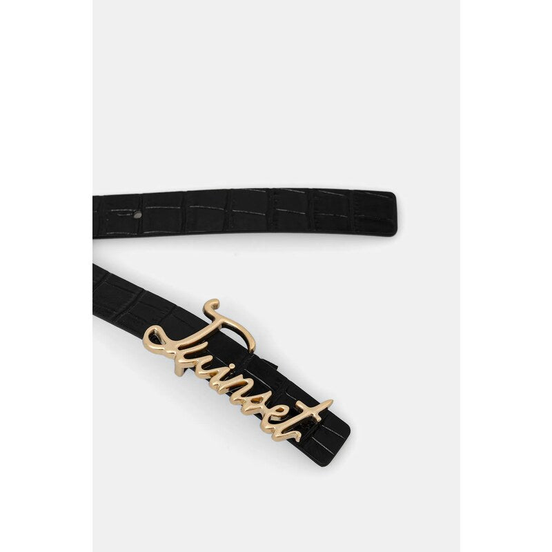 TWS-252TA452A BLACK SCRIPT LOGO BELT