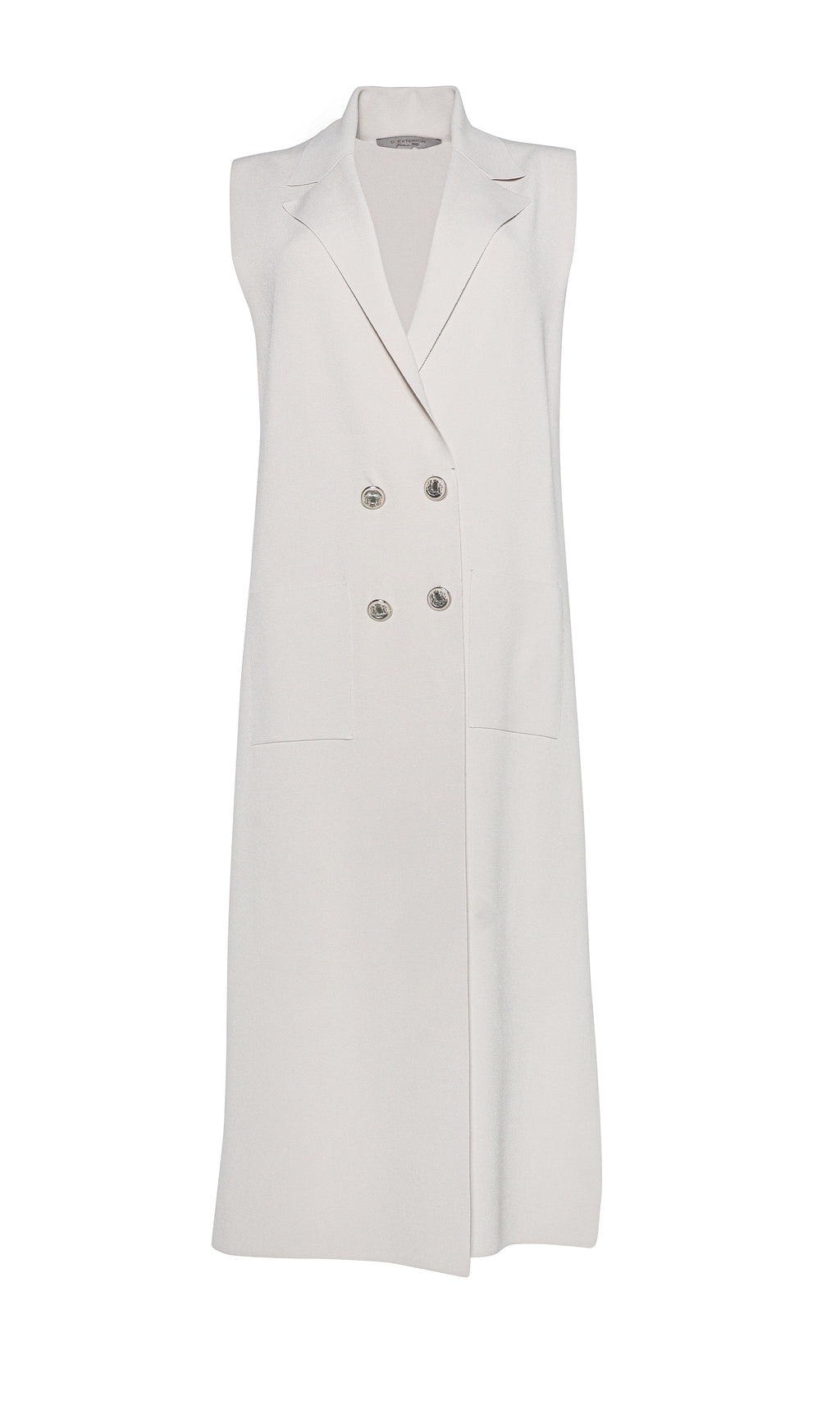 Black long gilet