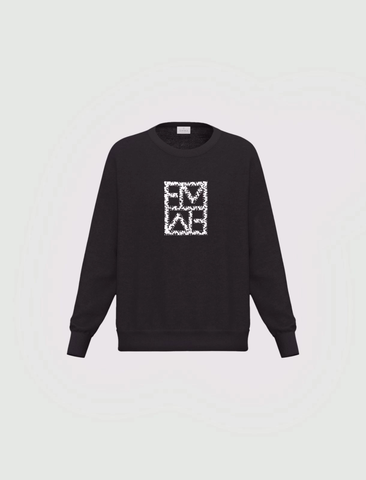 EBM-261592101 EMMARMON NAVY LOGO SWEATHIRT