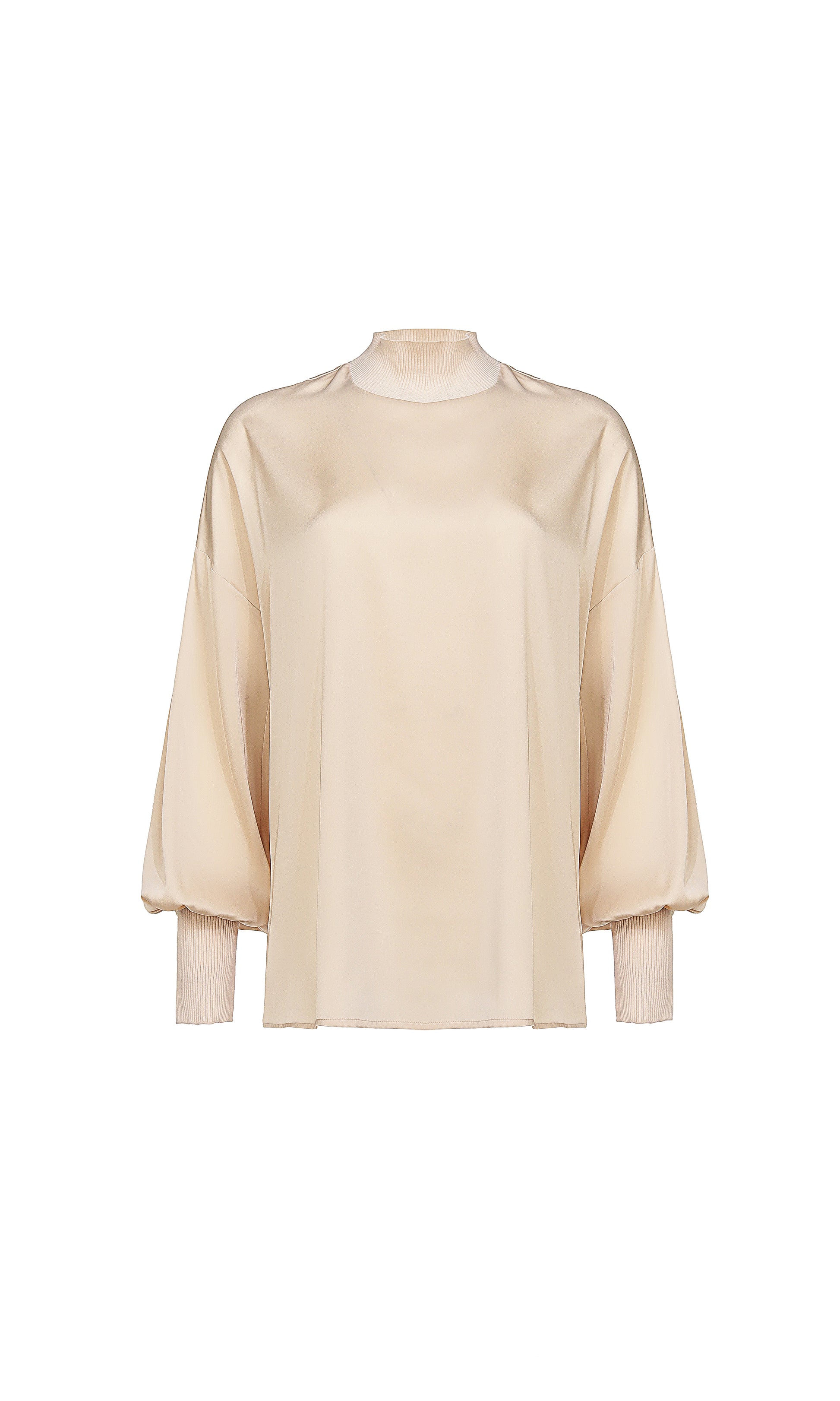DXT-59717 BEIGE SILK TOP