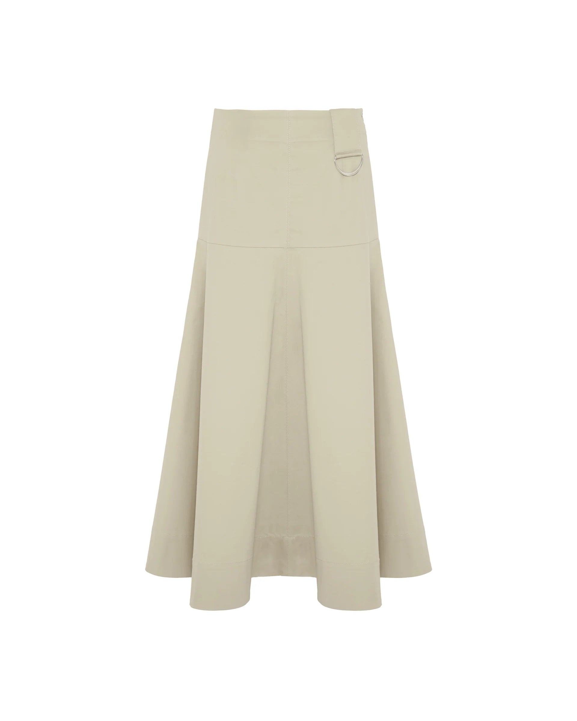 BEA-26FE5971GAB KHAKI PANEL SKIRT