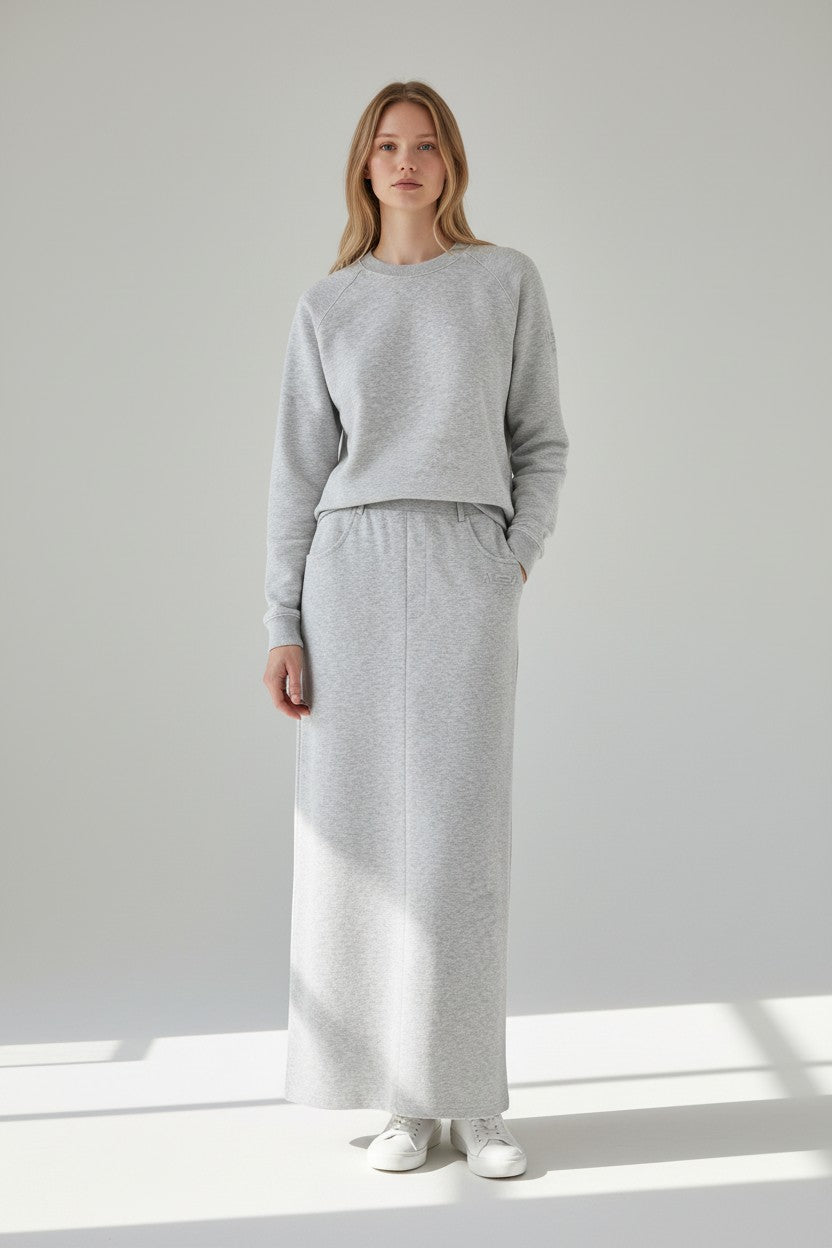 ALZ-S365 SUMMER GREY ELARA SKIRT