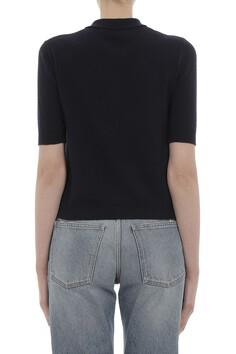 MSC-A0929 BLACK WREATH POLO SHIRT