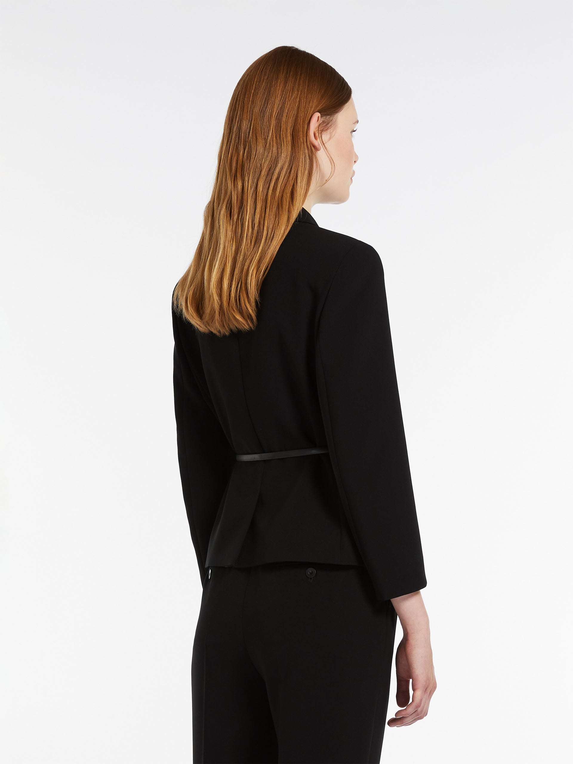 MAX-CANCAN BLACK BELTED BLAZER