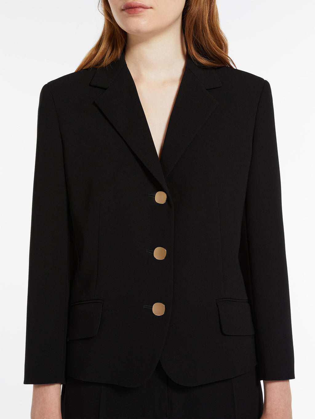 MAX-CANCAN BLACK BELTED BLAZER