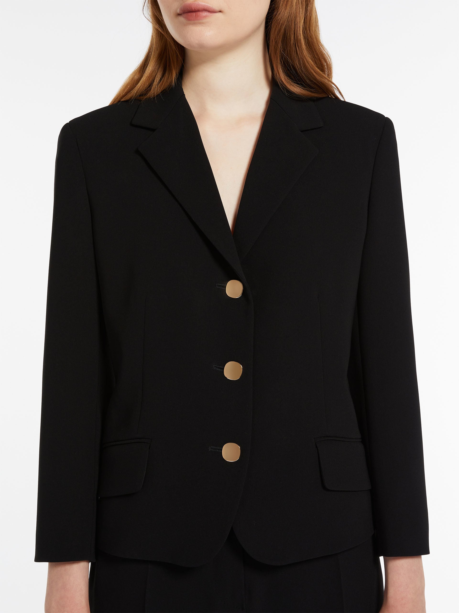 MAX-CANCAN BLACK BELTED BLAZER
