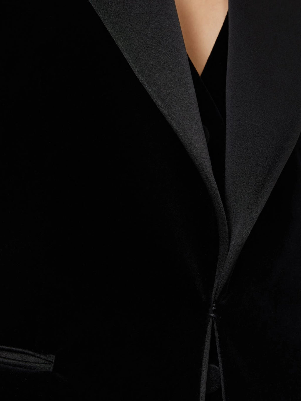 MAX-262604601 MSEFILANTE BLACK VELVET JACKET
