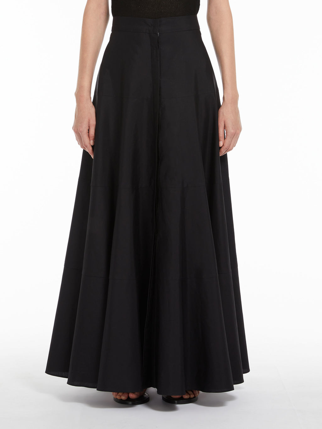 MAX-24110104 TERAMO BLACK SKIRT