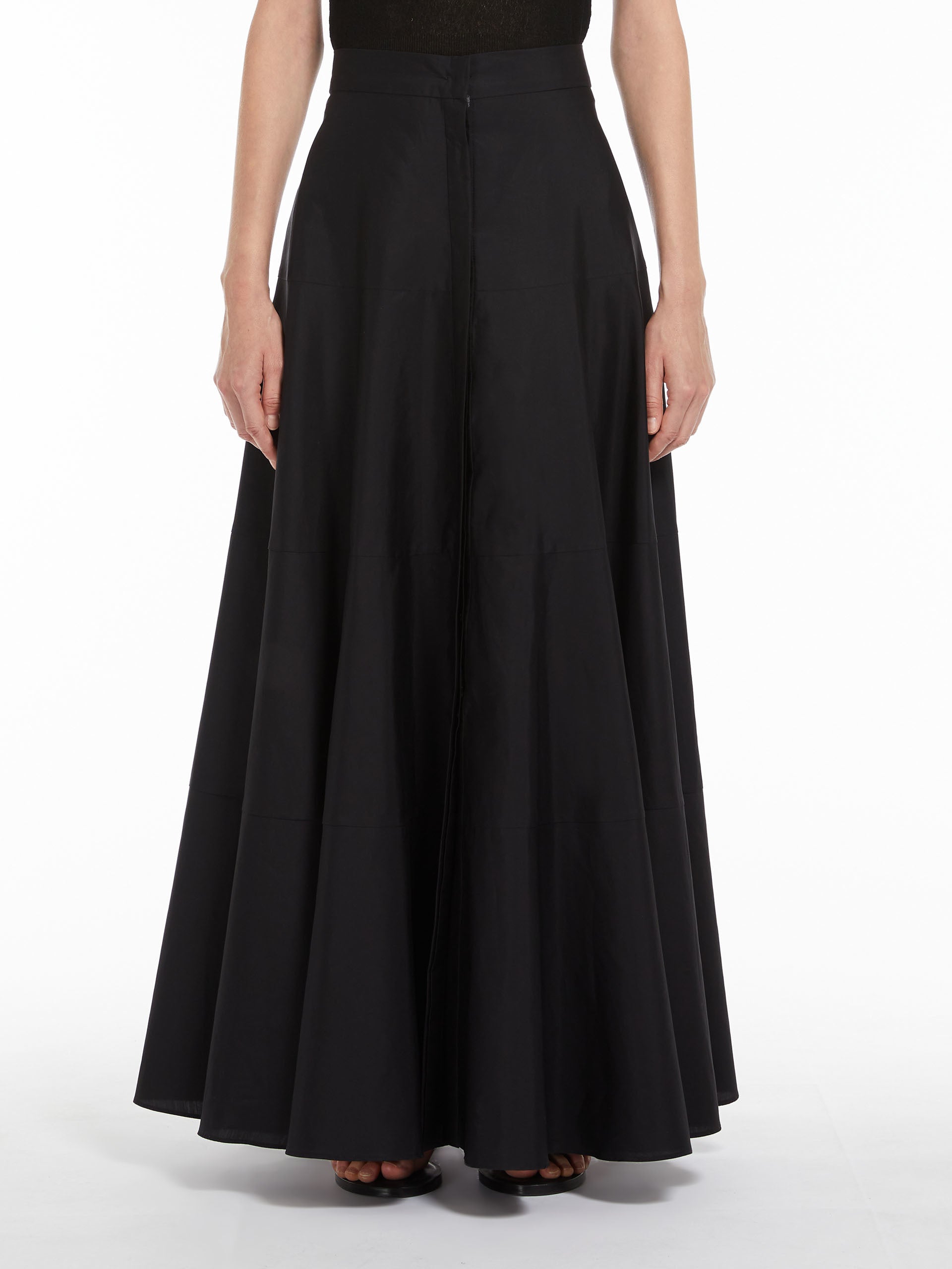 MAX-24110104 TERAMO BLACK SKIRT
